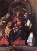 Correggio Sta Katarina-s mysterious formalning oil painting artist