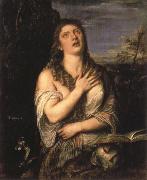 Titian The Penitent Magdalen oil painting artist