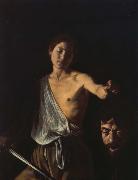 Caravaggio Portable head David Goliath oil painting artist