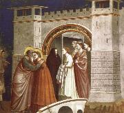 Giotto The Meeting at the Golden Gate oil painting
