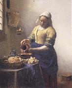 JanVermeer The Kitchen Maid oil