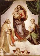 Raphael sistine madonna oil painting artist