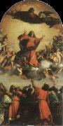 Titian assumption of the virgin oil painting reproduction
