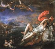 Titian the rape of europa oil painting artist