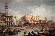 Canaletto The Bucintore Returning to the Molo on Ascension Day c oil painting artist