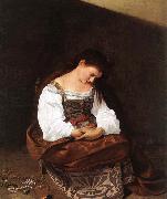 Caravaggio Magdalene oil painting artist