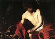 Caravaggio St John the Baptist oil painting on canvas