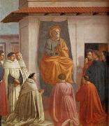 MASACCIO Fresco in the Brancacci Chapel in Santa Maria del Carmine, Florence oil painting