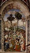 Fresco at the Siena Cathedral by Pinturicchio depicting Pope Pius II