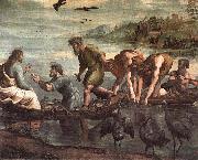 Raphael The Miraculous Draught of Fishes, oil painting on canvas