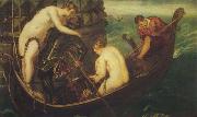 Tintoretto The Deliverance of Arsenoe oil painting artist