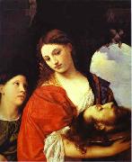 Titian Salome, or Judith oil painting artist