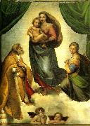 Raphael the sistine madonna oil painting reproduction