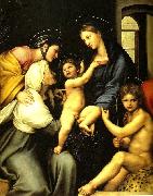 Raphael the madonna dell' impannata oil painting reproduction