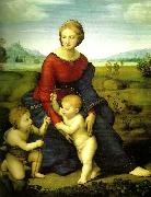 Raphael virgin and child with oil painting reproduction