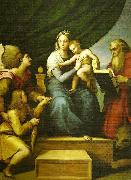Raphael the madonna del pesce oil painting artist