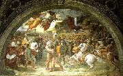 Raphael repulse of attila oil painting artist