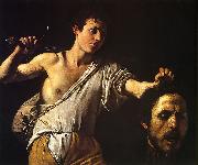 Caravaggio David mit dem Haupt des Goliath oil painting artist