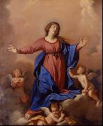 GUERCINO assumption of the Virgin oil painting on canvas