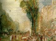 J.M.W.Turner boulevard des italiens oil painting reproduction