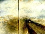 J.M.W.Turner rain, steam and speed oil painting artist