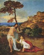 Titian Christus und Maria Magdalena oil painting on canvas