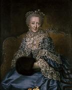 Anonymous Portrait of Philippine Charlotte of Prussia oil