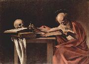 Caravaggio Hl. Hieronymus beim Schreiben oil painting artist