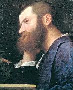 Titian Pietro Aretino, first portrait by Titian oil painting artist