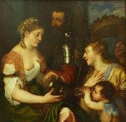 Titian Allegorie conjugale oil painting on canvas