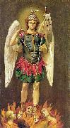 Anonymous Saint Michael Archangel oil painting artist