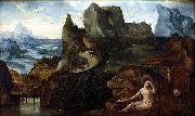 Anonymous Landscape with the Repentant Mary Magdelene oil painting reproduction