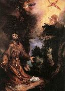 CIGOLI St Francis Receives the Stigmata oil painting on canvas