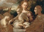 PARMIGIANINO The Mystic Marriage of St Catherine oil painting on canvas