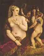 Titian Venus mit Spiegel oil painting artist