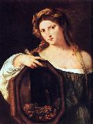 Titian Profane Love oil painting reproduction