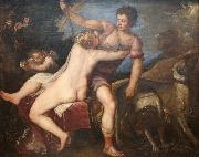 Titian Venus and Adonis oil painting on canvas