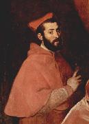 Titian Alessandro Cardinal Farnese oil painting artist