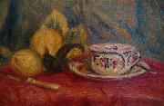 Pierre Auguste Renoir Lemons and Teacup oil painting on canvas