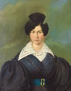 Anonymous Portrait of a lady oil painting on canvas