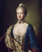 Anonymous Portrait of Maria Kunigunde von Sachsen oil painting reproduction