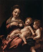 Correggio Virgin and Child with an Angel oil painting reproduction