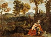 Domenichino The Rest on the Flight into Egypt oil painting artist
