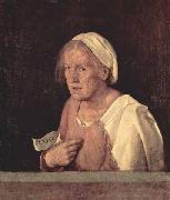 Giorgione Portrat einer alten Frau oil painting on canvas
