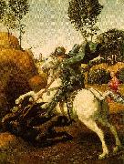 Raphael Saint George and the Dragon oil painting artist