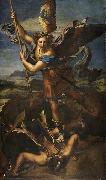 Raphael Michael Vanquishing Satan oil painting reproduction