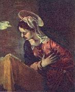 Tintoretto Maria Verkundigung oil painting artist