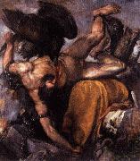 Titian Punishment of Tythus oil painting artist