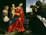 Titian Balbi Holy Conversation oil painting on canvas