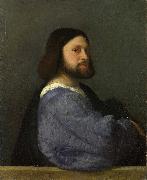Titian A Man with a Quilted Sleeve oil painting artist